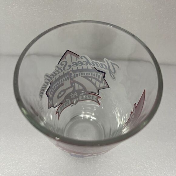 New York Yankees Stadium 75th Anniversary Budweiser Vintage Beer Glass 1923-1998 - Picture 4 of 7